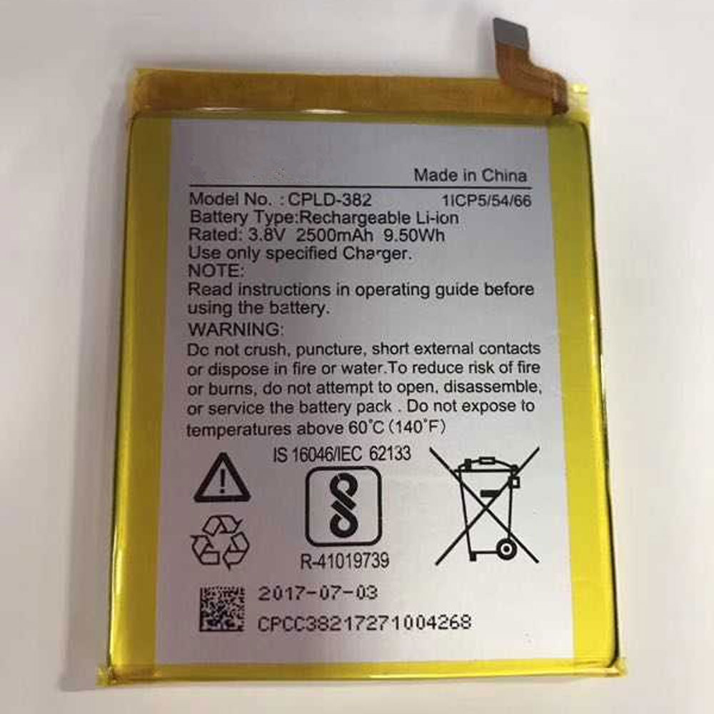 Batería para 8720L-coolpad-CPLD-382